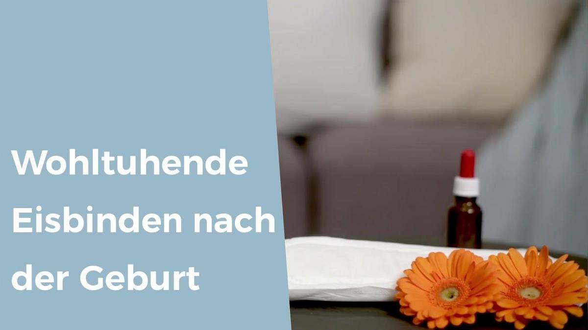 Wohltuende Kühlbinden nach der Geburt