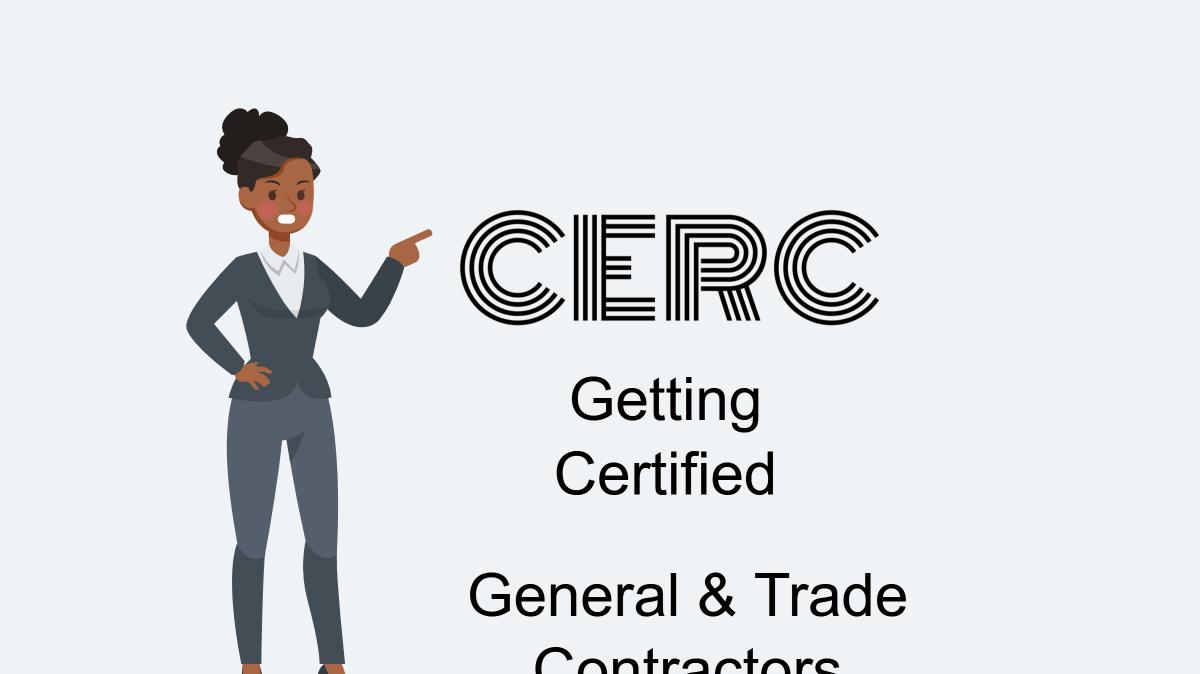 Get Certified - General &amp; Trade Contractors