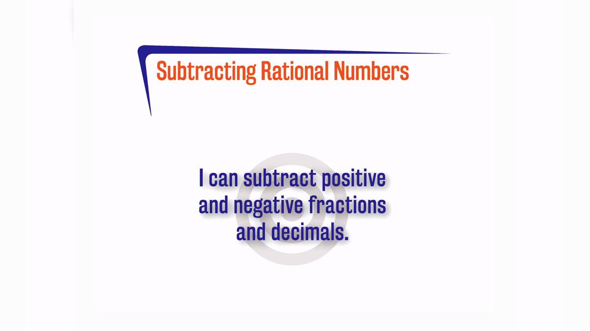 FL 2.1.4 Subtracting Rational Numbers