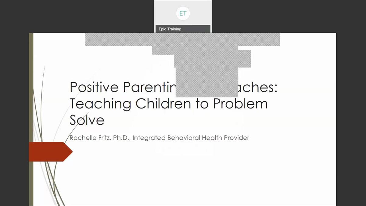 Positive Parenting: Teaching Children to Problem Solve
