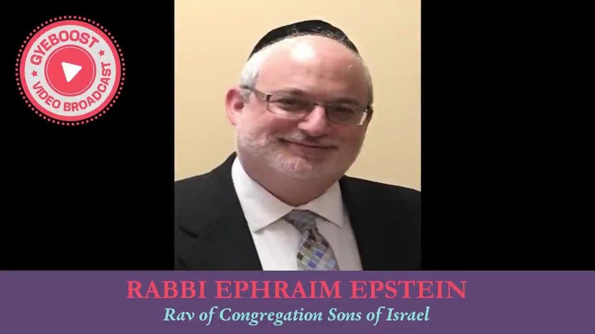 702 - Rabbi Ephrain Epstein - La Luz disipa la oscuridad [Shovavim]