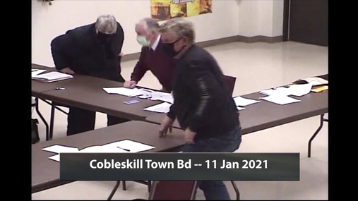 Cobleskill Town Bd -- 11 Jan 2021