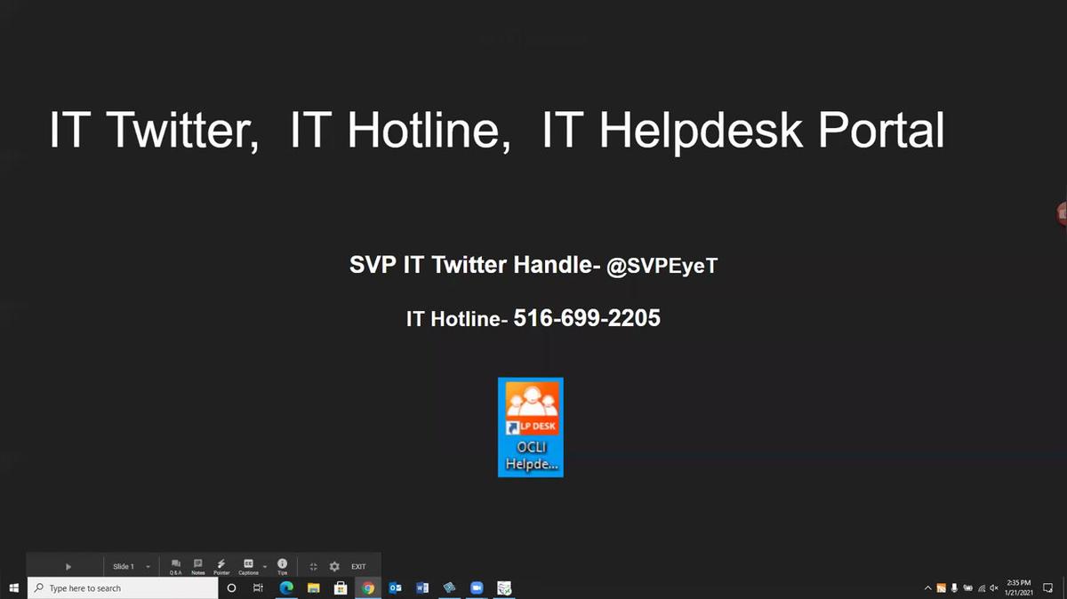 How and When to Contact IT
