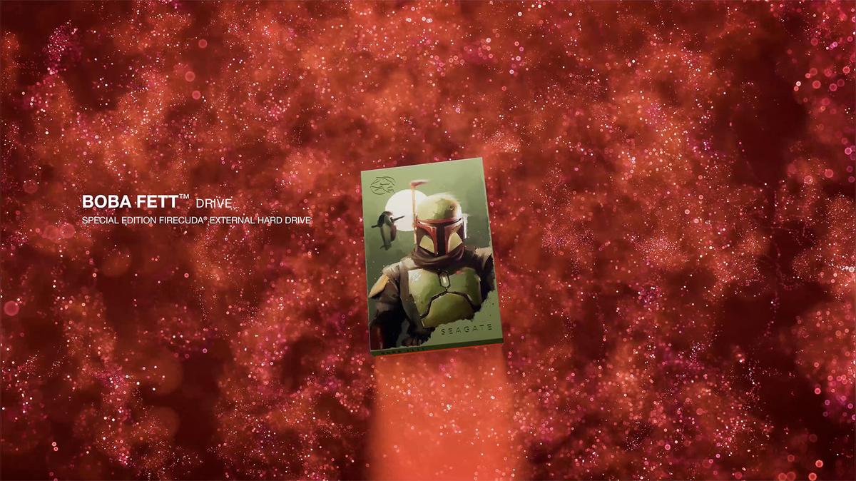 Boba Fett Drive Special Edition FireCuda External Hard Drive