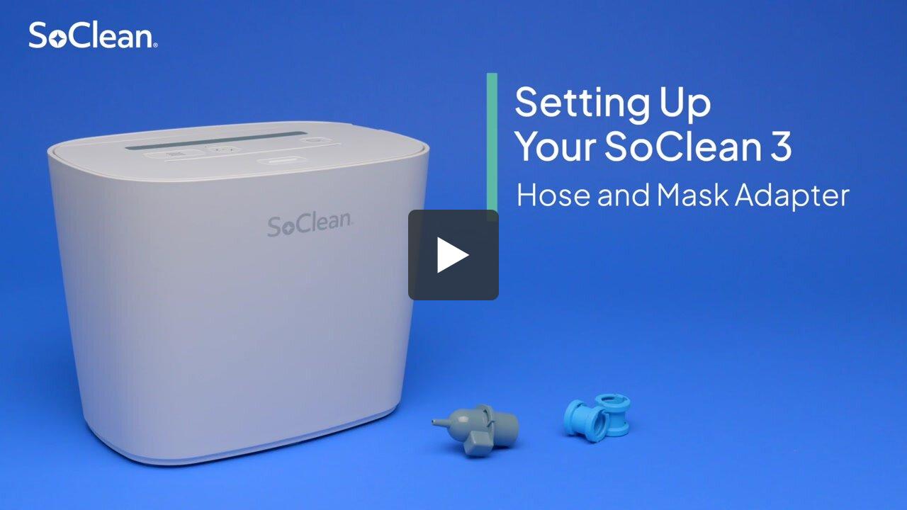 (4) SoClean 3 Activation and Setup Hose and Mask Adapter SoClean 3