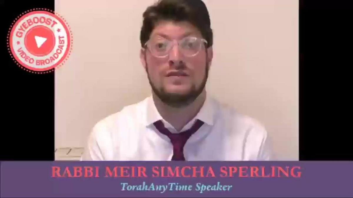 1088 - Rabbi Meir Simja Sperling - Nunca te rindas