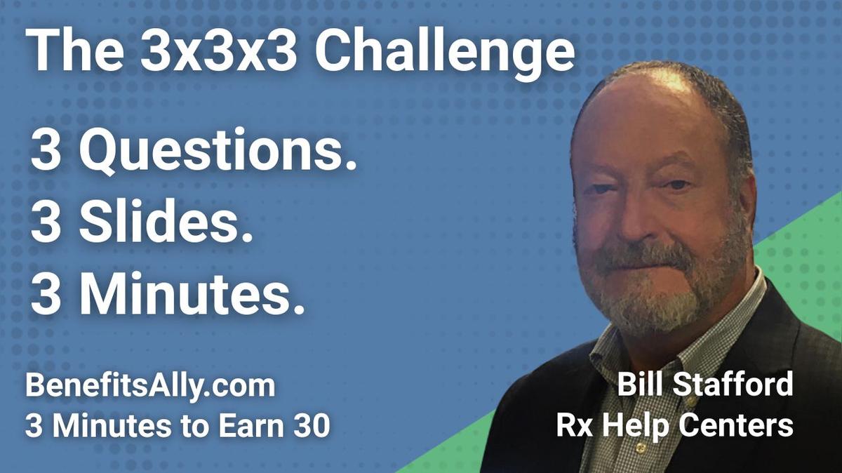 Rx Help Centers - 3x3x3 Challenge with Bill Stafford