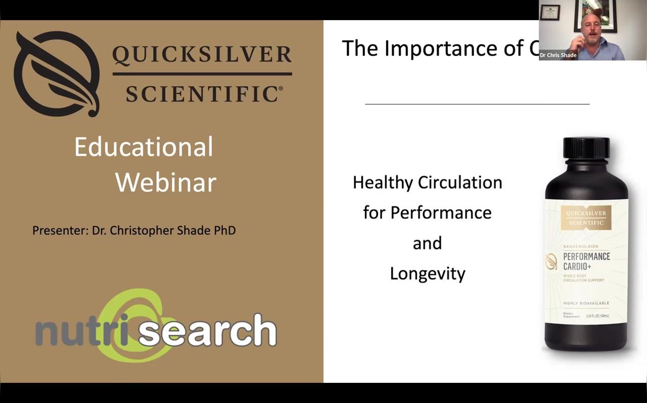 Cardio WEBINAR with Dr Chris Shade QS 2022