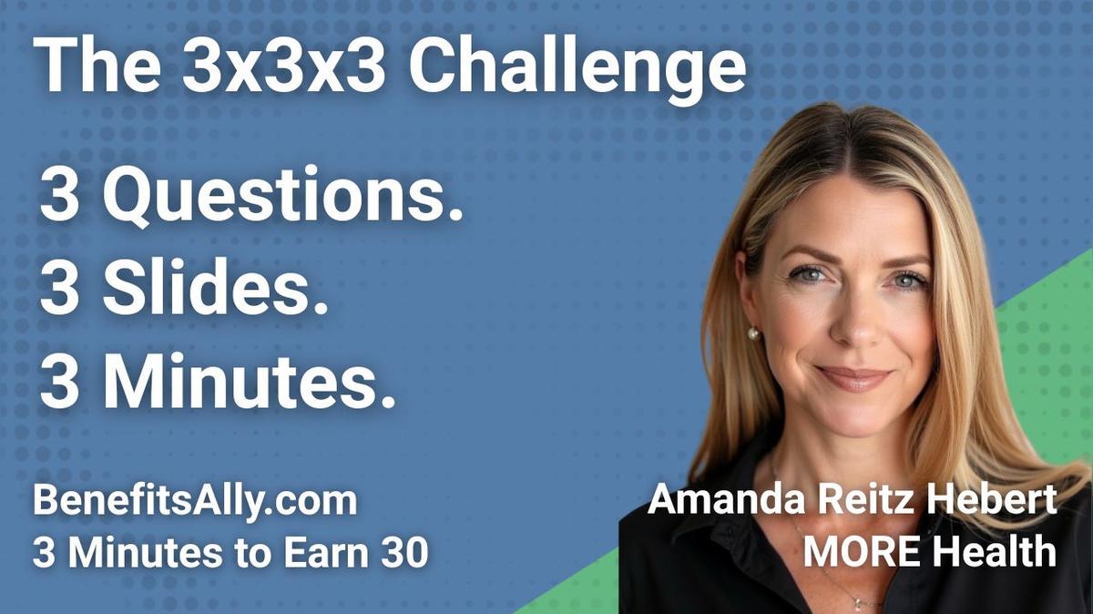 MORE Health - 3x3x3 Challenge with Amanda Reitz Hebert