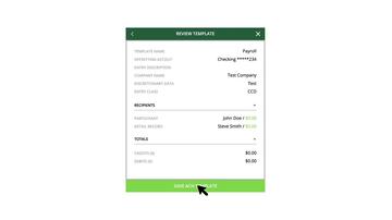 Managing ACH Batch Templates