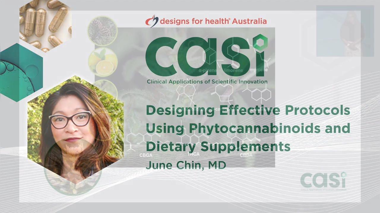 Casi 2021: June Chin;  Synergy of CBD &amp; Supplements Effective Protocol Design