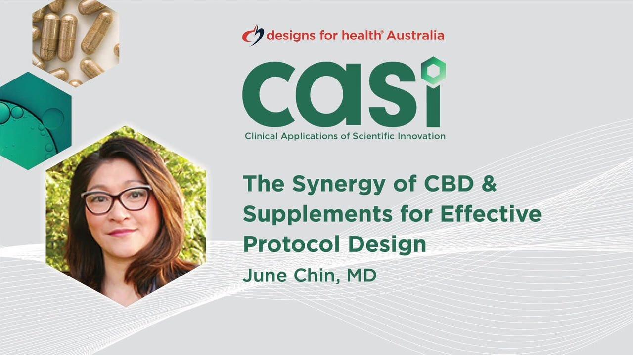 Casi 2021: "The Synergy of CBD &amp; Supplements for Effective Protocol Design"