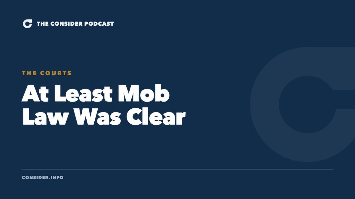 At Least Mob Law Was Clear Ep 41