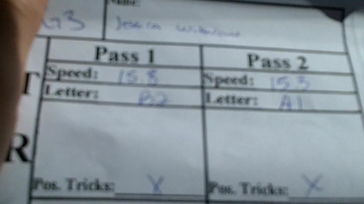 Jessica Withrow G3 Round 1 Pass 1