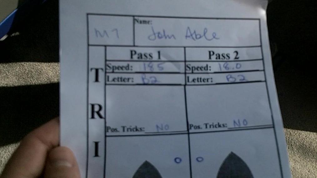 John Able M7 Round 1 Pass 1