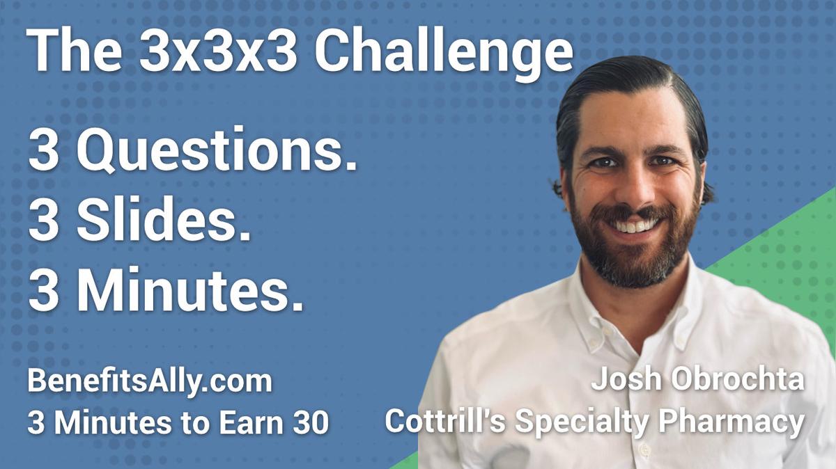Cottrill's Specialty Pharmacy - 3x3x3 Challenge with Josh Obrochta