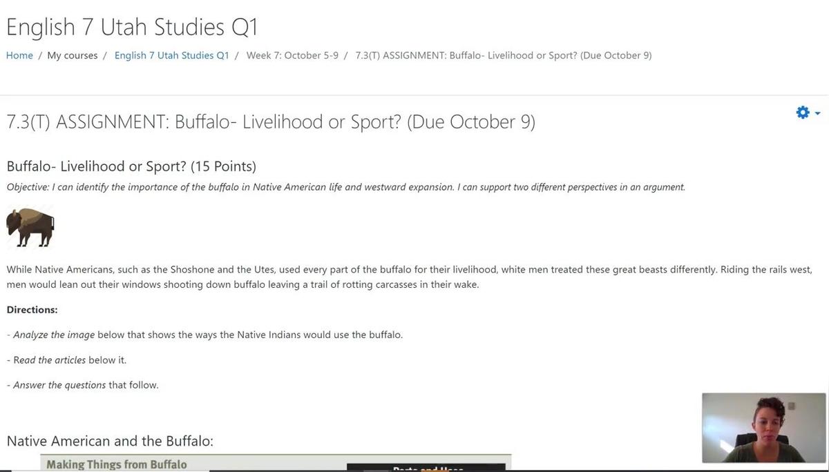 (T1/T2) ASSIGNMENT: Buffalo- Livelihood or Sport?