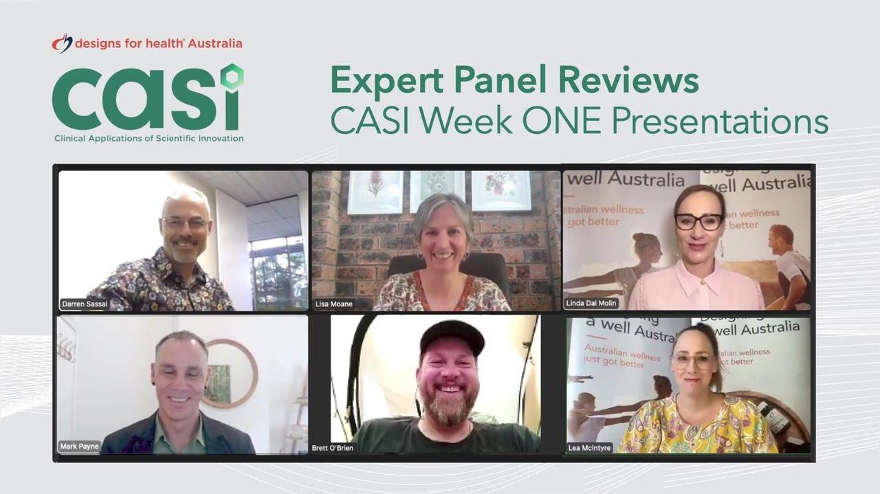 CASI 22, Expert Panel Review W1