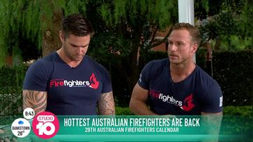 Studio 10 - Nathan &amp; Mitch - Australian Firefighters Calendar - Nov 21
