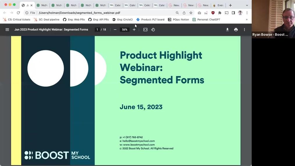 2023 June Product Highlight Webinar - Segmented Forms