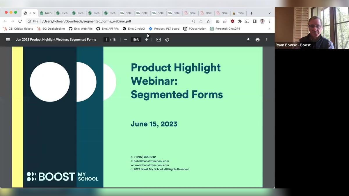 2023 June Product Highlight Webinar - Segmented Forms