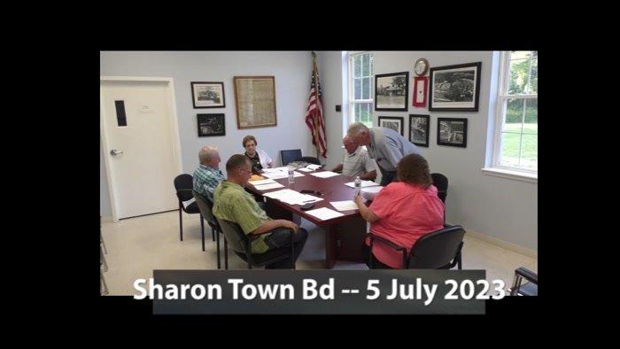 Sharon Town Bd -- 5 July 2023