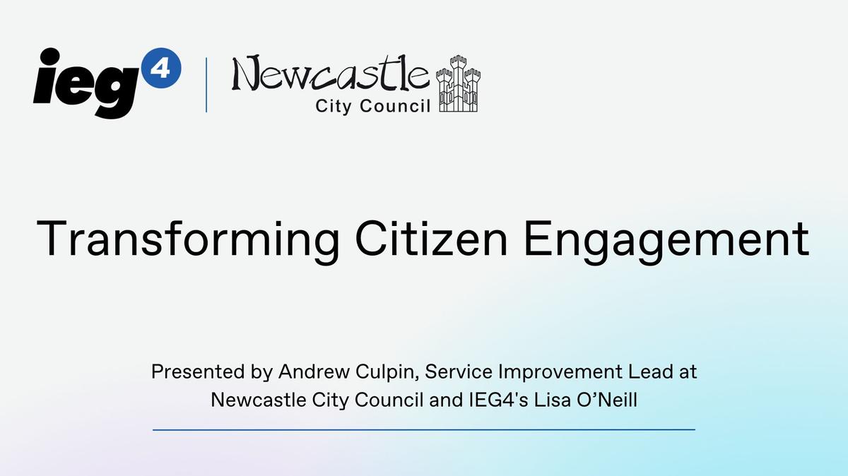 Newcastle City Council: Our Automation Journey - 31st May 2023