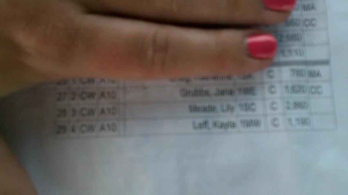 Jana Grubbs CW Round 1 Pass 1