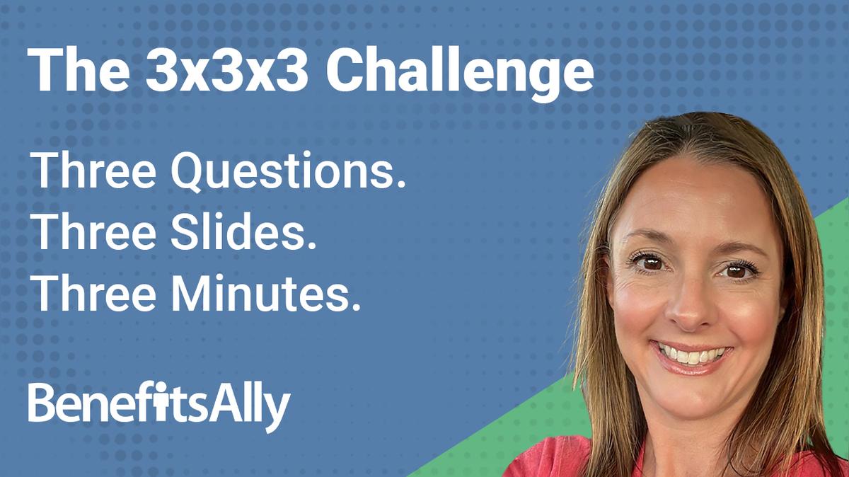 Benefit Disruptors - 3x3x3 Challenge with Jennifer Willmore