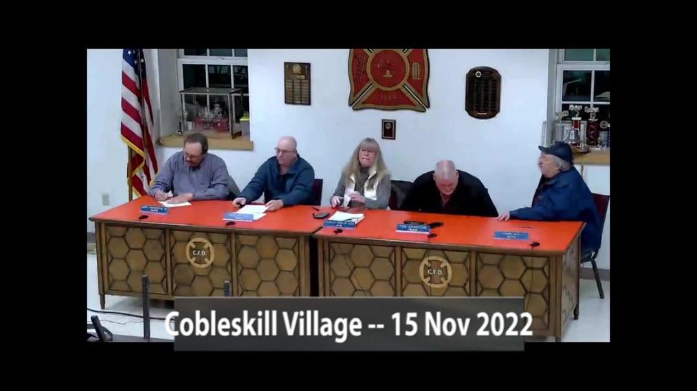 Cobleskill Village -- 15 Nov 2022