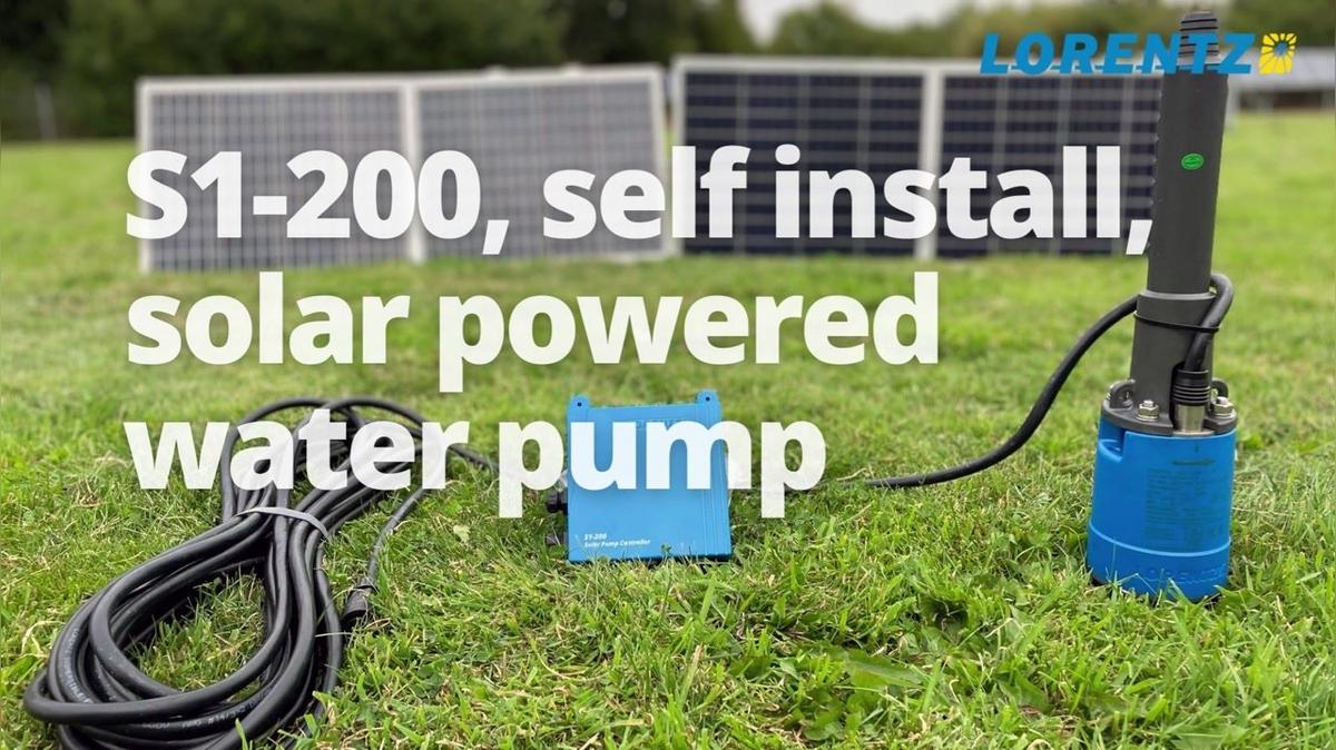 Solar water pumping