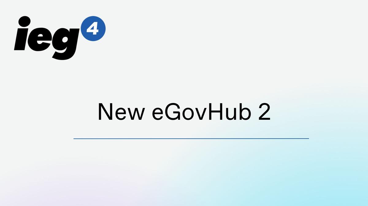 New eGovHub2