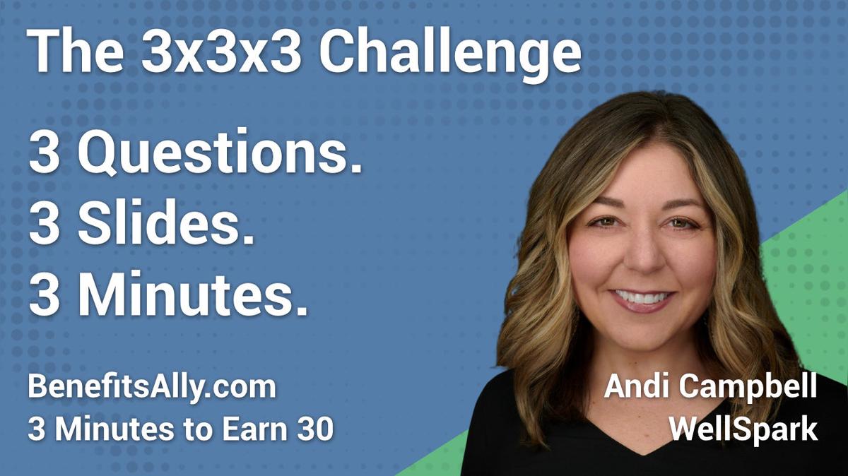 WellSpark - 3x3x3 Challenge with Andi Campbell