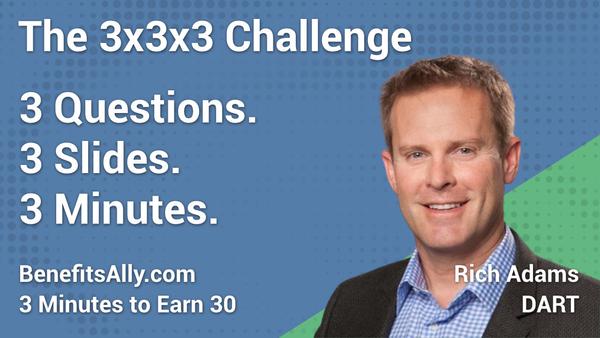 DART - 3x3x3 Challenge with Rich Adams