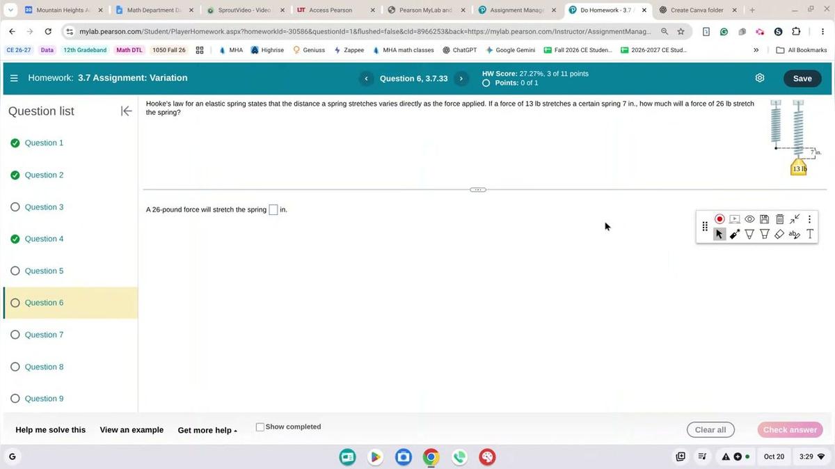 Math 1050 3.7 #6
