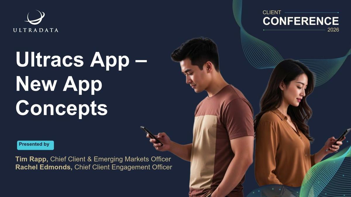Client Conference 2026 - Ultracs App - New Concepts