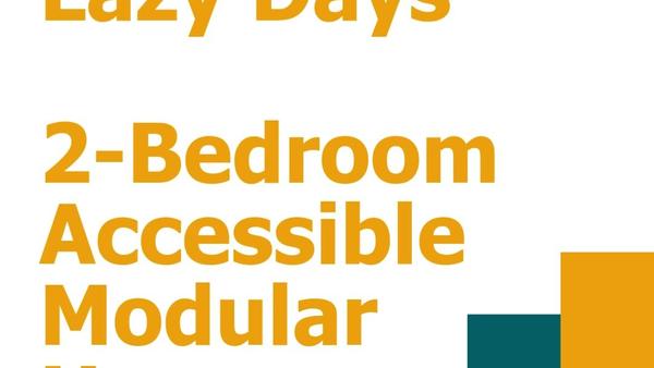 Lazy Days 2-Bedroom Accessible Modular Home Walk Through Video
