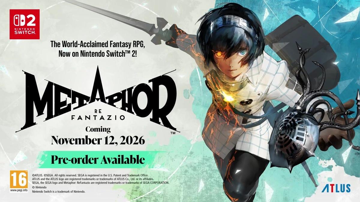 Metaphor NSW2 Pre-Order Trailer PEGI 16
