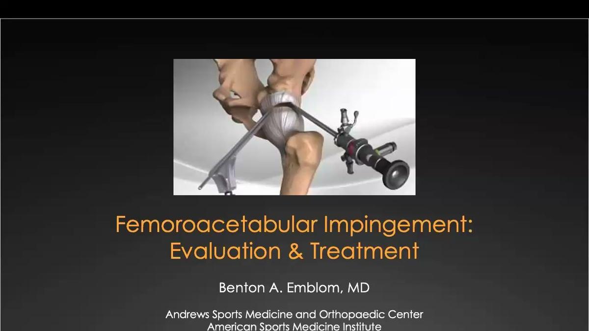 Femoroacetabular Impingement