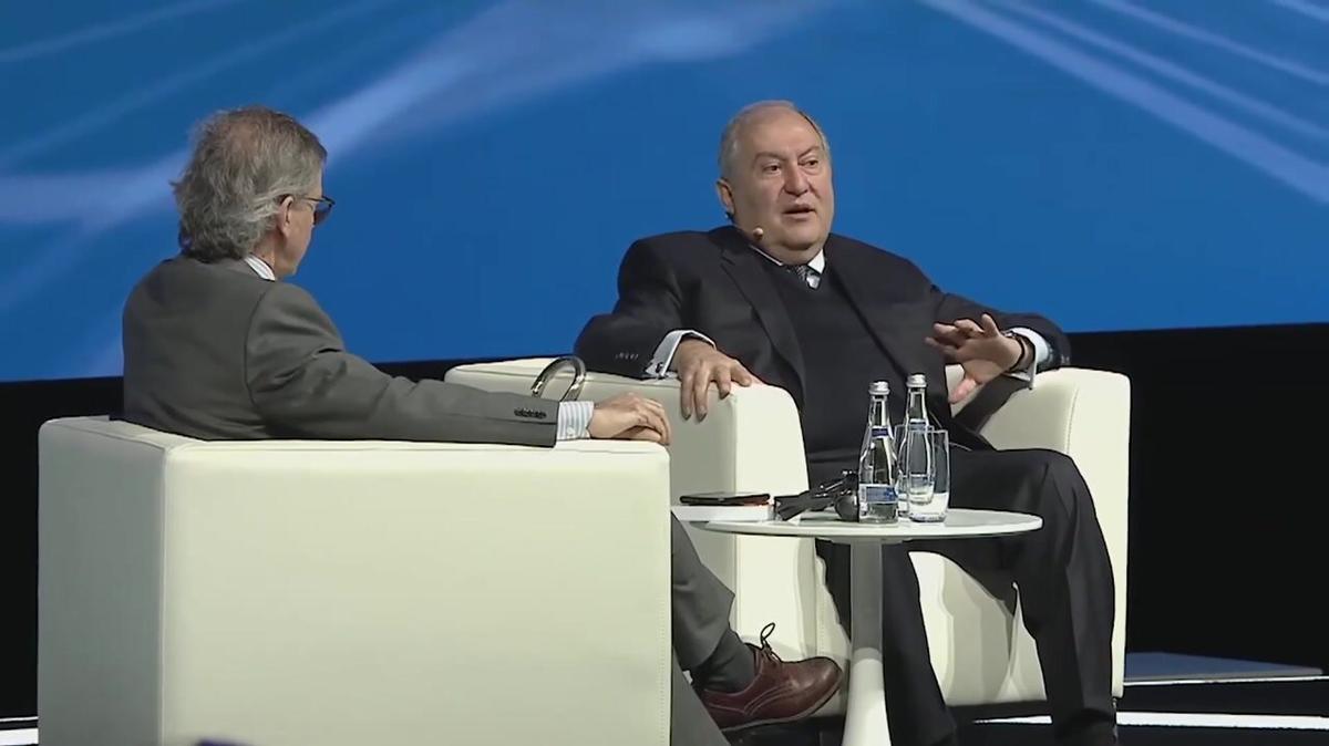 2020 - ADSW - Future Sustainability Summit - 25 - HE Bernardino León &amp; HE Armen Sarkissian