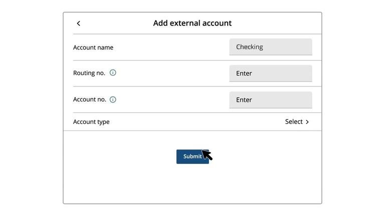 Add External Account
