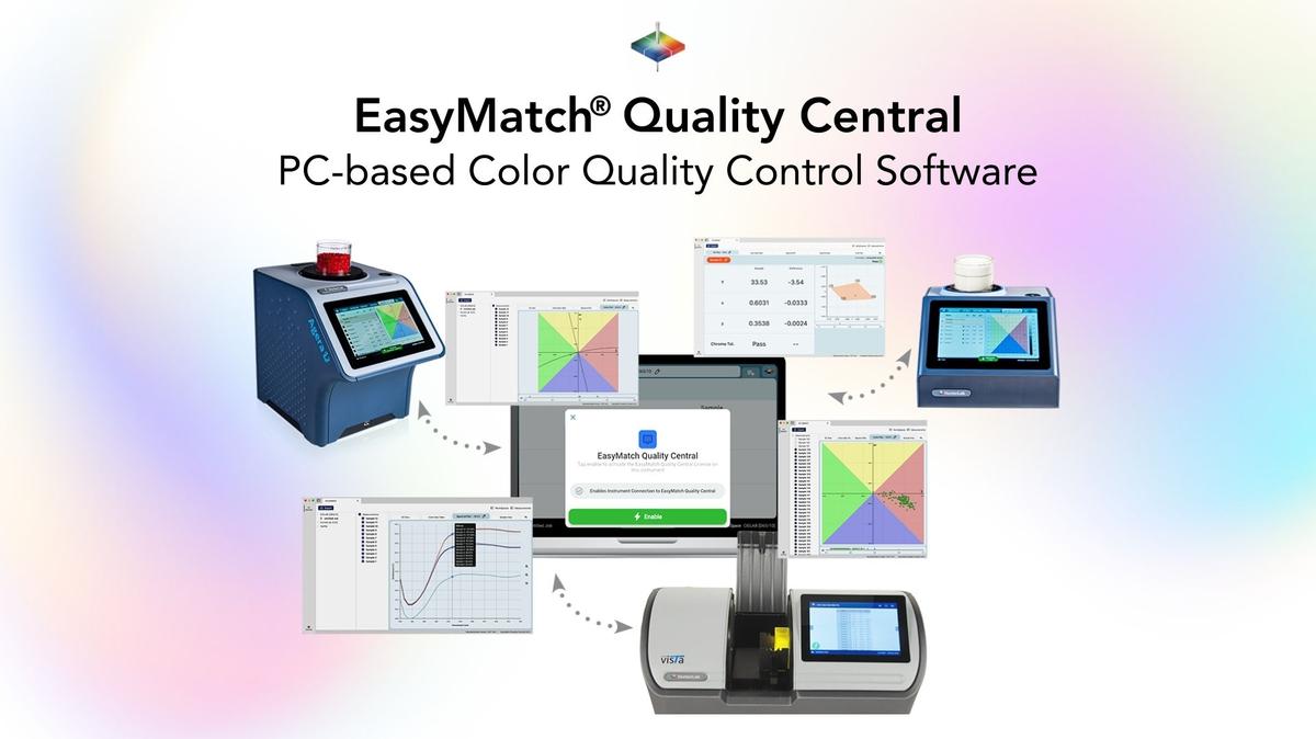 EasyMatch Quality Central — PC-based Color Quality Control Software