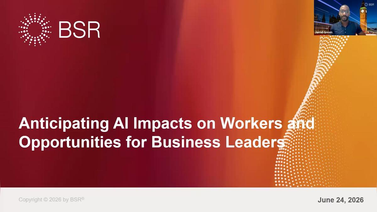 Anticipating AI Impacts on Workers and Opportunities for Business Leaders