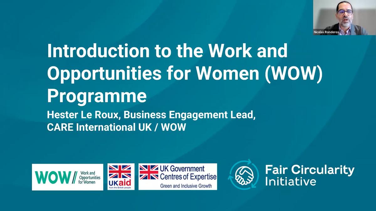 Fair Circularity Initiative Webinar: Women Waste Pickers in Indonesia