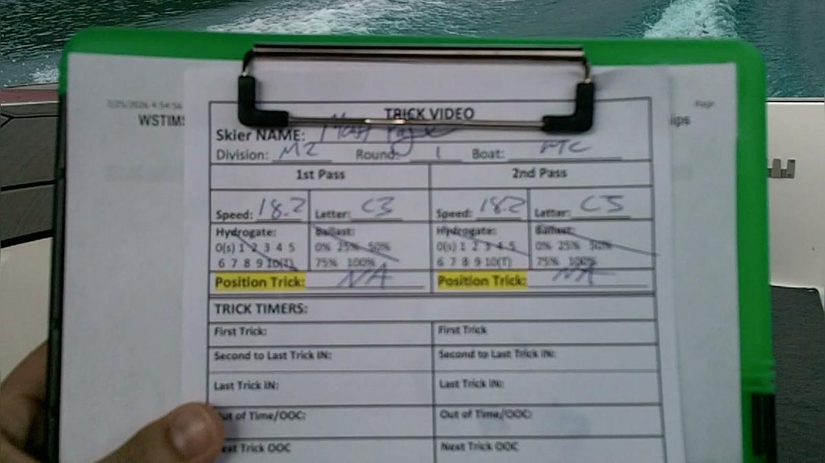 Matthew Page M2 Round 1 Pass 2