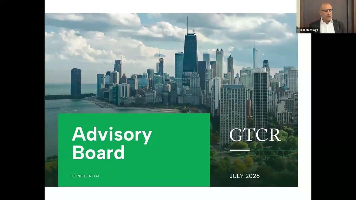 July 2026 GTCR Advisory Board Meeting