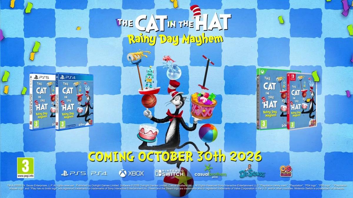 The Cat in the Hat: Rainy Day Mayhem - PEGI 3