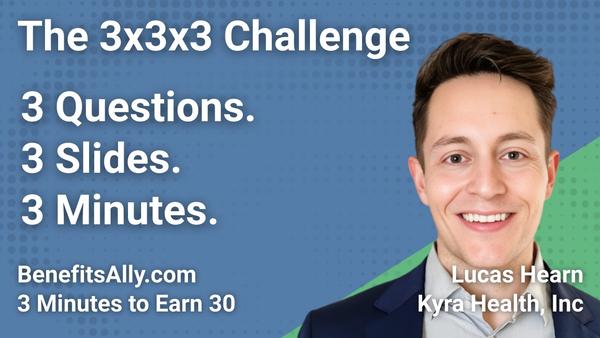 Kyra Health - 3x3x3 Challenge with Lucas Hearn