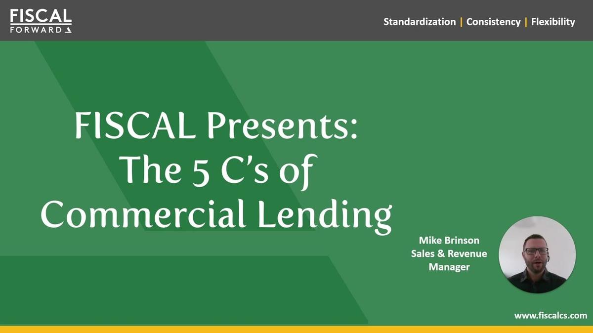 Understanding the Five C's of Commercial Lending