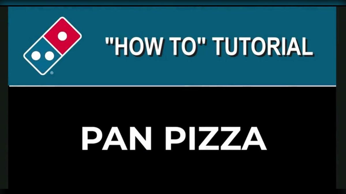 Pan Pizza Tutorial Video